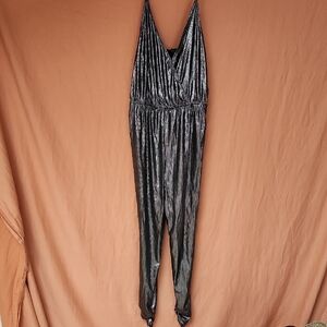 Forever 21 Silver Jumpsuit